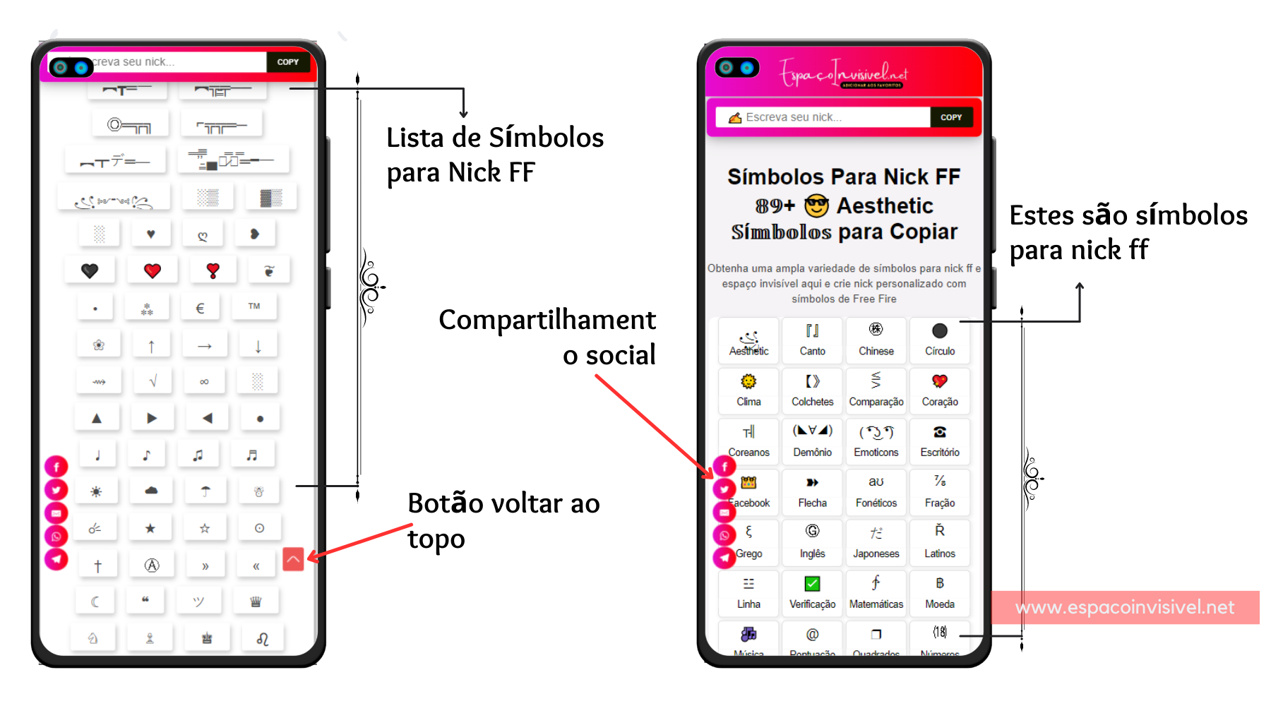 Letras diferentes para nick FF Personalizadas • 𝕷𝖊𝖙𝖗𝖆𝖘