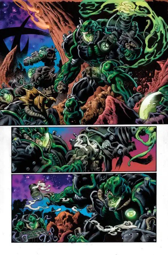 Green Lantern Doomed Cosmos Like 40k Flamers