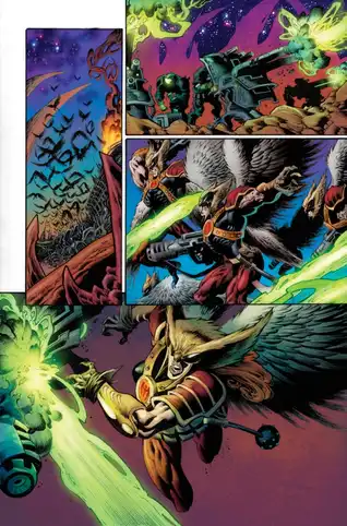 Green Lantern Doomed Cosmos Like 40k Hawkman